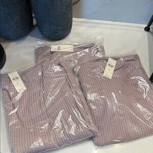 Sunday in Brooklyn for Anthropologie Mauve Waffle knit top